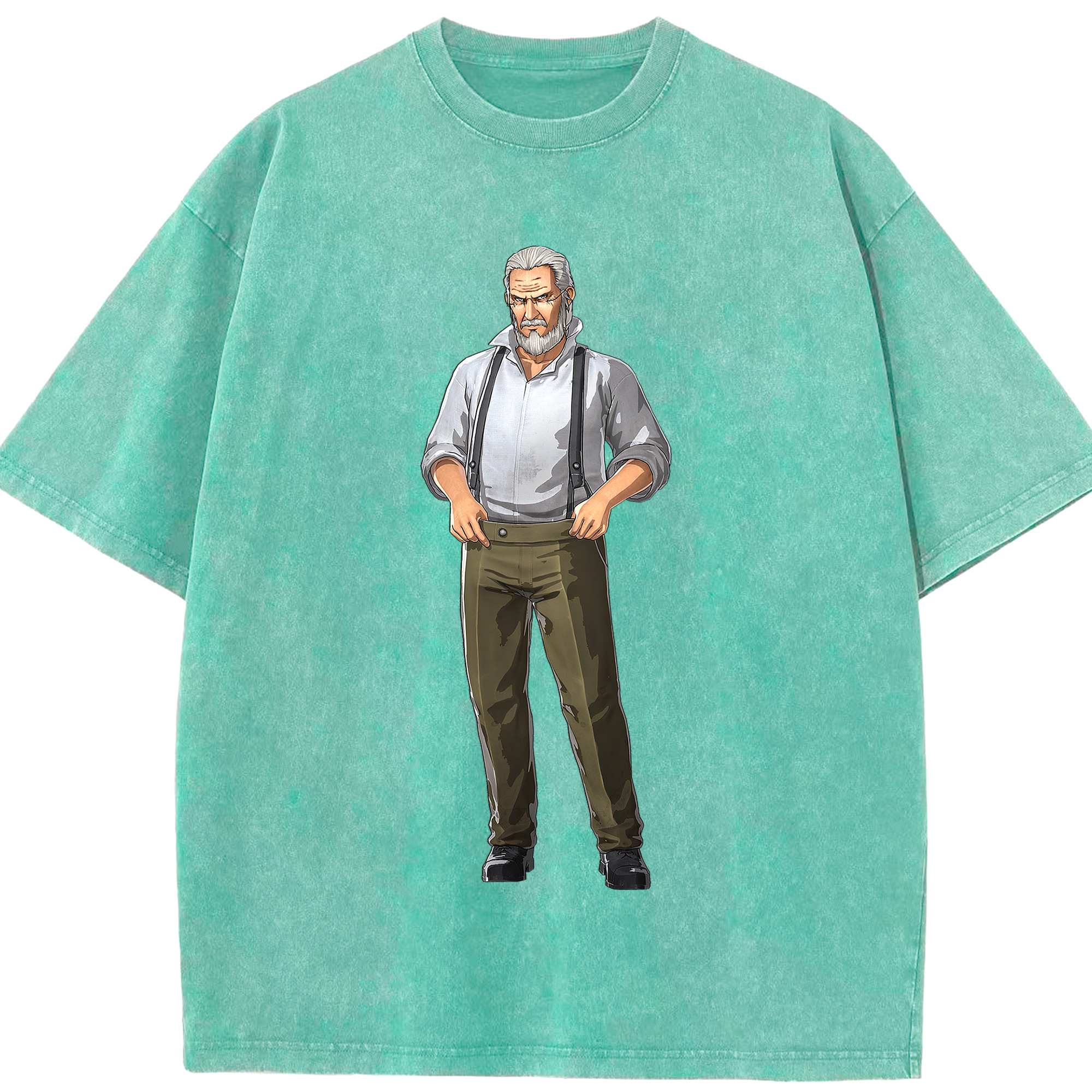 （画像用） 進撃の巨人 Attack on Titan 綿100% ヴィンテージ風 半袖Tシャツ（フロントプリント）